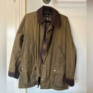 Barbour Men's Olive Waxed Jacket